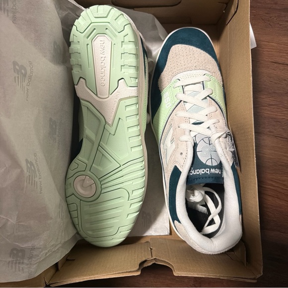 New Balance NB 550 BB550FLV Saturated Suede Pack Melon Water Sz 11 . W 12.5 - Picture 3 of 5